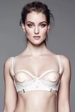 Bordelle Lingerie - Gia Shelf Bra BH Ouvert - Creme