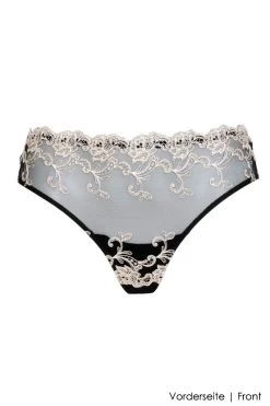 Ambra Lingerie - Platinum Brasilian Slip - Schwarz Seta