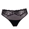 Ambra Lingerie - Douce Dentelle Brazilian Slip - Schwarz