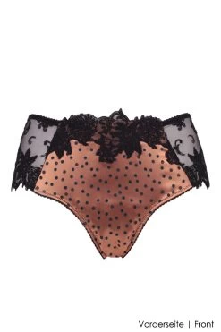 Ambra Lingerie - Jacquard Satin Shorty - Bronze