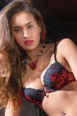 Ambra Lingerie - Passion Push Up BH Oil - Rot -Unterwäsche Rabatt AMBRA LINGERIE PASSION PUSH UP OIL RED VELVET 7 1280x1280