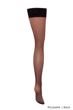 Bluebella - Halterlose Fishnet Strümpfe - Schwarz -Unterwäsche Rabatt BLUEBELLA 41454 FISHNET PLAIN TOP HOLD UPS BLACK 6 1280x1280