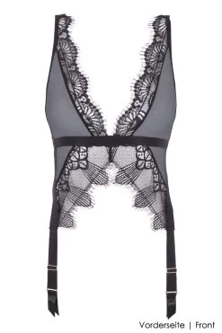 Bluebella - Arabella Soft Torselett - Schwarz -Unterwäsche Rabatt BLUEBELLA ARABELLA SOFT BASQUE 2 1280x1280