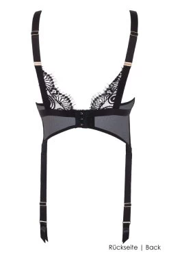 Bluebella - Arabella Soft Torselett - Schwarz -Unterwäsche Rabatt BLUEBELLA ARABELLA SOFT BASQUE 3 1280x1280