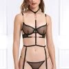 Bluebella - Calypso Thigh Body Harness - Schwarz