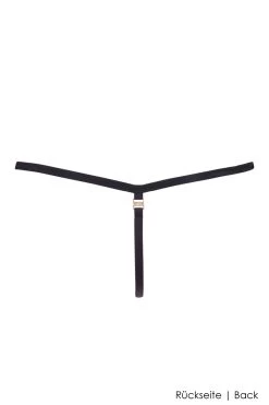 Bluebella - Calypso G-String - Schwarz -Unterwäsche Rabatt BLUEBELLA CALYPSO THONG BLACK GOLD 3 1280x1280