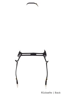 Bluebella - Colette Body Harness - Schwarz -Unterwäsche Rabatt BLUEBELLA COLETTE SUSPENDER HARNESS BLACK 2 1280x1280