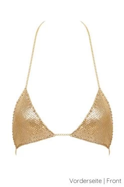 Bluebella - Cyla Soft Metallic Lingerie Set - Gold 25 Bluebella - Cyla Soft Metallic Lingerie Set - Gold -Unterwäsche Rabatt BLUEBELLA CYLA CHAINMAIL SOFT BRA GOLS 4 1280x1280