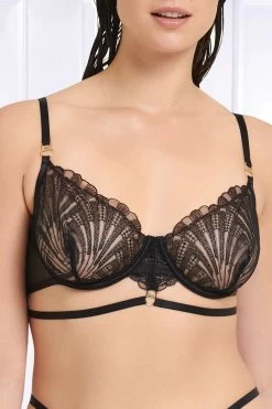 Bluebella - Hallie Bügel BH - Schwarz -Unterwäsche Rabatt BLUEBELLA HALLIE BRA BLACK 3 1280x1280