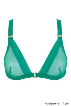 Bluebella - Lilia Soft Mesh Triangel BH - Grün -Unterwäsche Rabatt BLUEBELLA LILIA SOFT BRA GREEN 1 1280x1280