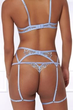 Bluebella - Lilly Thigh Harness - Hellblau -Unterwäsche Rabatt BLUEBELLA LILLY THIGH HARNESS 4 1280x1280