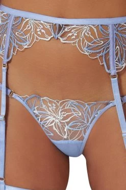 Bluebella - Lilly Thigh Harness - Hellblau -Unterwäsche Rabatt BLUEBELLA LILLY THIGH HARNESS 5 1280x1280