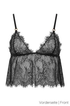 Bluebella - Peony Cami Und Shorts Set - Schwarz -Unterwäsche Rabatt BLUEBELLA PEONY CAMI AND SHORT SET BLACK 1 1280x1280