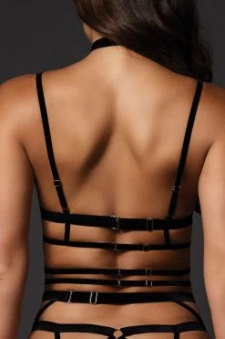 Bluebella - Simone BH Ouvert - Schwarz Gold -Unterwäsche Rabatt BLUEBELLA SIMONE OPEN SOFT BRA BLACK 10 1280x1280