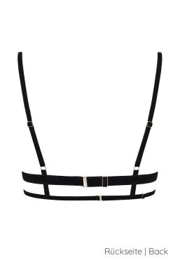 Bluebella - Simone BH Ouvert - Schwarz Gold -Unterwäsche Rabatt BLUEBELLA SIMONE OPEN SOFT BRA BLACK 6 1280x1280