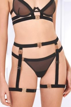 Bluebella - Thalia Thigh Harness - Schwarz -Unterwäsche Rabatt BLUEBELLA THALIA THIGH HARNESS BLACK 1 1280x1280