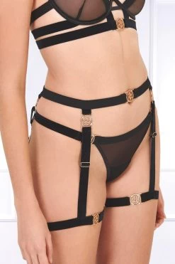 Bluebella - Thalia Thigh Harness - Schwarz -Unterwäsche Rabatt BLUEBELLA THALIA THIGH HARNESS BLACK 9 1280x1280