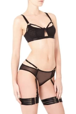 Bordelle Lingerie - Bondage Belle Soft Cup Bra - Schwarz -Unterwäsche Rabatt BORDELLE BONDAGE BELLE SOFT CUP BRA SCHWARZ 8 1280x1280