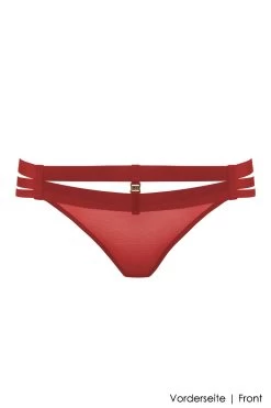 Bordelle Lingerie - Art Deco Multi Strap Thong - Rot -Unterwäsche Rabatt BORDELLE LINGERIE ART DECO MULTI STRAP THONG RED 10 1280x1280