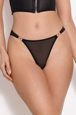 Bordelle Lingerie - Cadi Thong - Schwarz