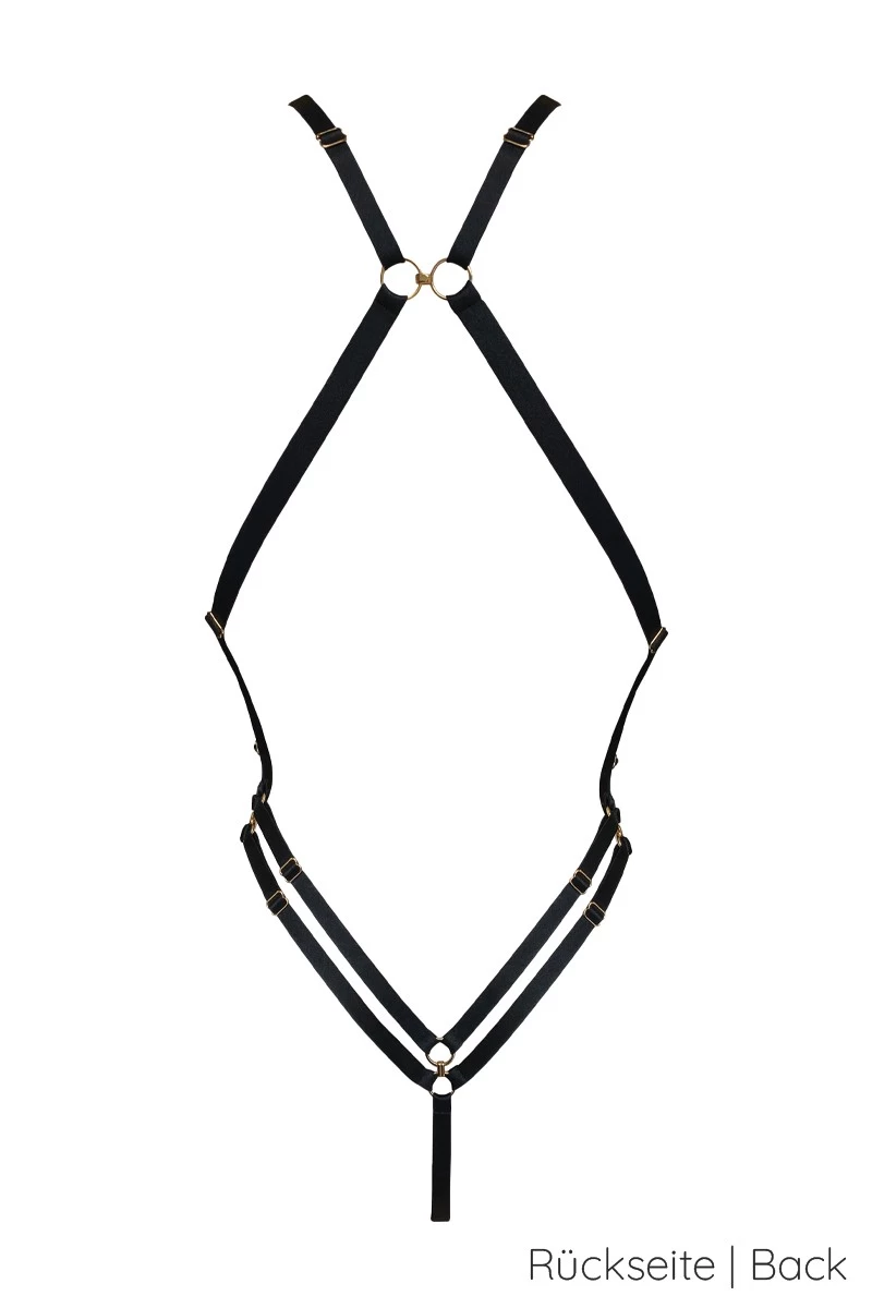 Bordelle Lingerie - Circe Body Harness - Schwarz 4 Bordelle Lingerie - Circe Body Harness - Schwarz – Bild 4
