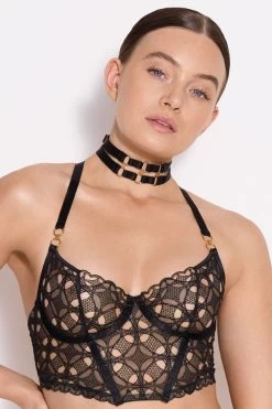 Bordelle Lingerie - Circe Collar - Schwarz -Unterwäsche Rabatt BORDELLE LINGERIE CIRCE COLLAR SCHWARZ 7 1280x1280