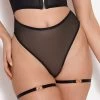 Bordelle Lingerie - Circe Strap Garters Set - Schwarz