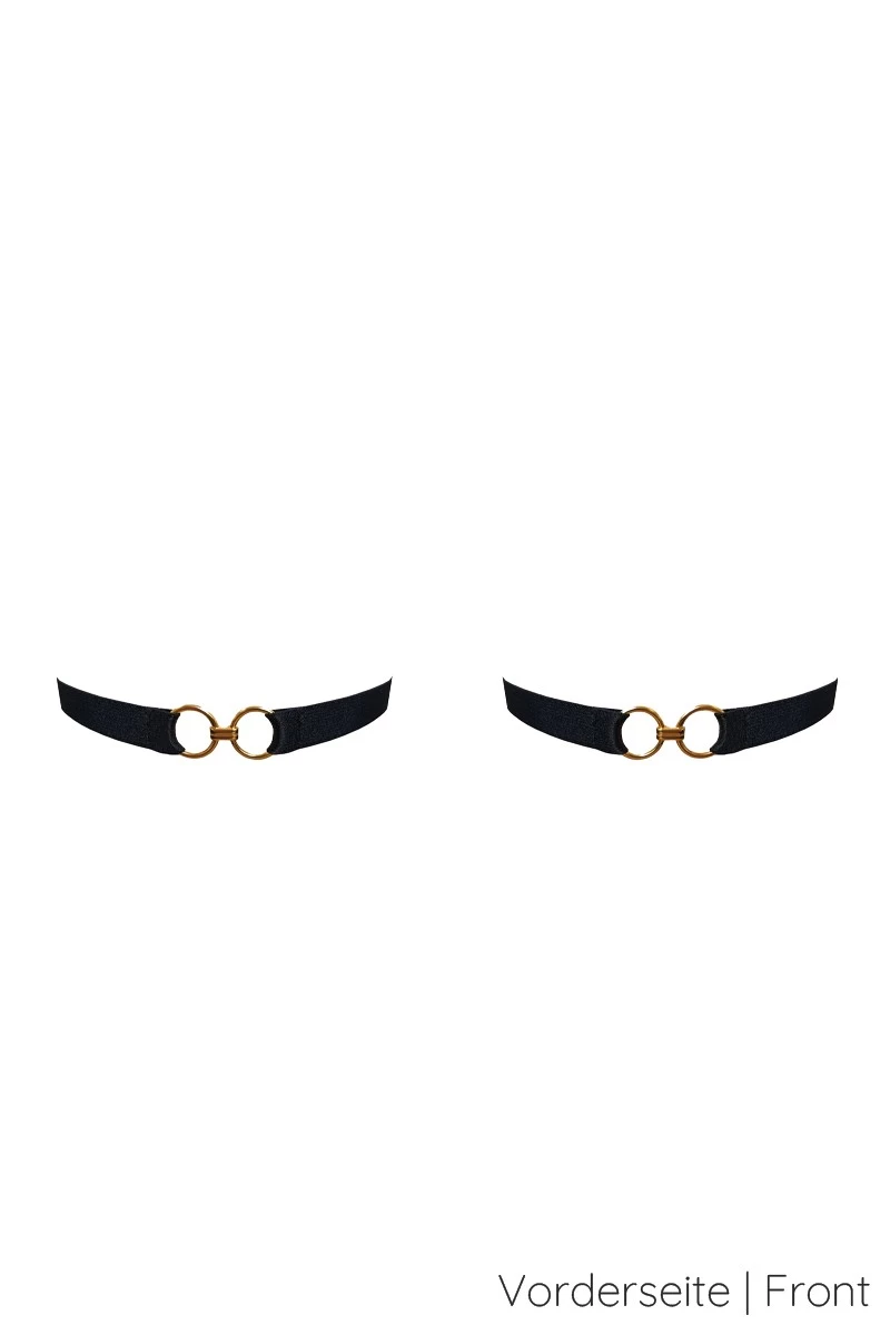 Bordelle Lingerie - Circe Strap Garters Set - Schwarz 4 Bordelle Lingerie - Circe Strap Garters Set - Schwarz – Bild 4