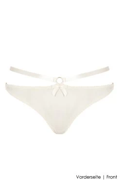 Bordelle Lingerie - Harness Thong G-String - Creme -Unterwäsche Rabatt BORDELLE LINGERIE HARNESS THONG CREAM 3 1280x1280