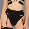 Bordelle Lingerie - Rey High Waist Thong - Schwarz