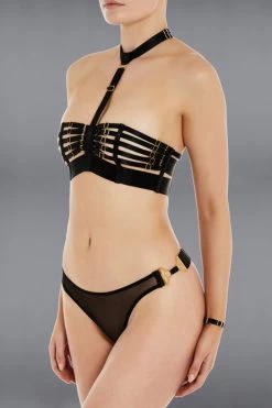 Bordelle Lingerie - Ula Thong - Schwarz -Unterwäsche Rabatt BORDELLE LINGERIE THONG BLACK 6 1280x1280