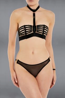 Bordelle Lingerie - Ula Thong - Schwarz -Unterwäsche Rabatt BORDELLE LINGERIE THONG BLACK 8 1280x1280