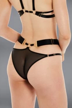 Bordelle Lingerie - Ula Brief - Schwarz -Unterwäsche Rabatt BORDELLE LINGERIE ULLA BRIEF BLACK 3 1280x1280