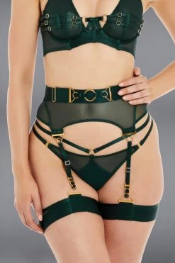 Bordelle Lingerie - Ula Strap Thong - Eden Grün -Unterwäsche Rabatt BORDELLE LINGERIE ULLA STRAP THONG EDEN 1 1280x1280