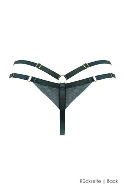 Bordelle Lingerie - Ula Strap Thong - Eden Grün -Unterwäsche Rabatt BORDELLE LINGERIE ULLA STRAP THONG EDEN 5 1280x1280