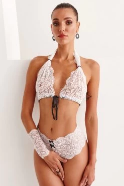 Bracli - Paris Dark Pleasure Glove - Weiss Schwarz -Unterwäsche Rabatt BRACLI DARK PARIS GLOVE WEISS SCHWARZ 3 1280x1280