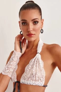 Bracli - Paris Dark Bra - Weiss Schwarz