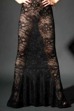 Patrice Catanzaro - Chihiro Spitzen Kleid - Schwarz -Unterwäsche Rabatt CATANZARO CHIHIRO ROBE LACE 2 1280x1280
