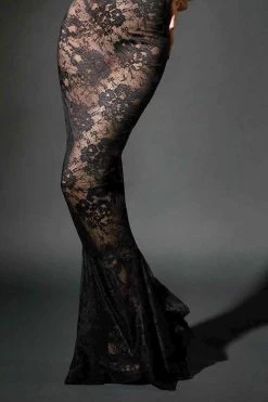 Patrice Catanzaro - Chihiro Spitzen Kleid - Schwarz -Unterwäsche Rabatt CATANZARO CHIHIRO ROBE LACE 5 1280x1280