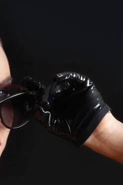 Maison Catanzaro - Molly Vinyl Handschuhe - Schwarz -Unterwäsche Rabatt CATANZARO MOLLY GANTS BLACK 4 1280x1280