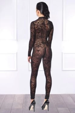Maison Catanzaro - Sweety Maori Tattoo Catsuit - Schwarz -Unterwäsche Rabatt CATANZARO SWEETY CATSUIT MAORI SCHWARZ 2 1280x1280