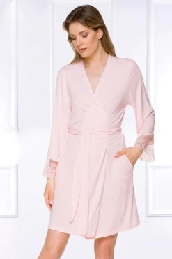 Coemi - Aurora Micromodal Kimono - Rosa -Unterwäsche Rabatt COEMI AURORA KIMONO SWEET ROSE 4 1280x1280