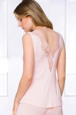 Coemi - Aurora Micromodal Pyjama Set - Rosa 13 Coemi - Aurora Micromodal Pyjama Set - Rosa -Unterwäsche Rabatt COEMI AURORA PYJAMA SWEET ROSE 7 1280x1280