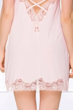 Coemi - Aurora Micromodal Negligee - Rosa -Unterwäsche Rabatt COEMI AURORA SHORT NIGHTDRESS 6 1280x1280