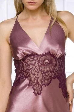 Coemi - Ayana Satin Negligee (lang) - Puder