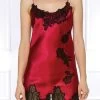 Coemi - Ayana Satin Negligee - Rot