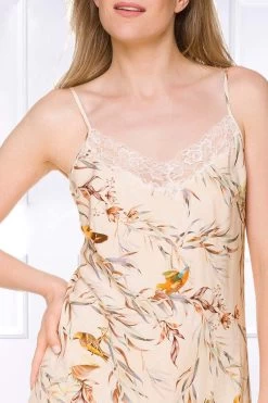 Coemi - Birdy Nachthemd - Sand -Unterwäsche Rabatt COEMI BIRDY SHORT NIGHTDRESS 1 1280x1280