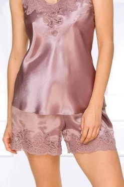 Coemi - Eline Satin Pyjama Set - Dusty Pink -Unterwäsche Rabatt COEMI ELINE NIGHTSET DUSTY PINK 2 1280x1280