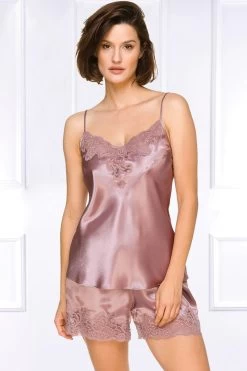 Coemi - Eline Satin Pyjama Set - Dusty Pink -Unterwäsche Rabatt COEMI ELINE NIGHTSET DUSTY PINK 4 1280x1280