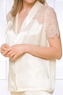 Coemi - Federica Satin Pyjama Set - Champagner